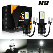 2PCS H3 LED Fog Driving Light Bulbs Conversion Kit Super Bright DRL 6000K White picture