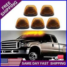 For 99-16 Ford F250 F350 F450 Super Duty 5X Amber LED Cab Roof Marker Light Kit picture