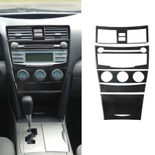 5Pcs Carbon Fiber Interior Central Console Cover Trim For 2007-2011 Toyota Camry picture