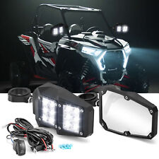 For Can-Am Maverick X3 Commander 1000 UTV Rear View Side Mirrors +LED Light Wire picture
