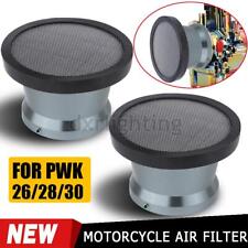 2X 50mm Motorcycle Air Filter Cup Carburetor For PWK 21/24/26/28/30mm PE 28/30mm picture