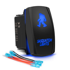 Blue LED Backlit Light Bar Control Rocker Toggle Switch For ATV UTV ARB Carling picture