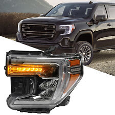 Fit 2019-2021 GMC Sierra 1500 Left Driver Side Full LED Headlight w/h LED Signal picture