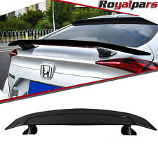 47'' Universal Rear Trunk Spoiler Lip Wing Carbon Fiber Sport Style W/ Adhesive picture