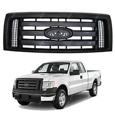 Matte Black Upper Front Bumper Grille Grill For 2009-2014 Ford F-150 F150 XLT picture