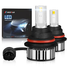 MOSTPLUS 80W 8000LM LED Headlight High Low Beam 9007 HB5 6000K Bulbs One Pair picture