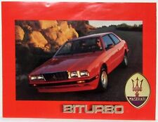 1984 Maserati BiTurbo Sales Folder picture