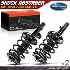 2Pcs Front L & R Complete Strut & Coil Spring Assembly for Lincoln MKS 2009 3.7L picture