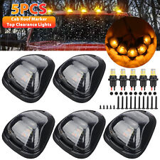 5Pcs Smoke LED Cab Roof Lights Marker Amber For Ford F-250 F-350 F450 Super Duty picture