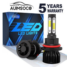 4-Sides 9007 LED Headlight Bulbs Conversion Kit High Low Beam 6500K Super White picture
