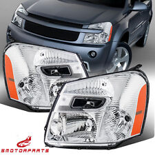 For 2005-2009 Chevy Equinox Headlights Head Lamps Chrome Left+Right picture