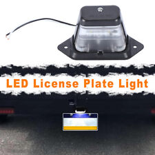 Black 12V DC Surface-Mount LED License Plate Light for Trailer UTV ATV Truck picture