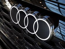 Original Audi Q8 / E-Tron Rings Emblem Lettering Logo Radiator Grille picture