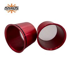 Dodge Challenger Head Light Intake Ring Anodized Red picture