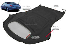 Fits: Toyota Camry Solara Convertible Top & Glass Window 2004-2009 Black Twill picture