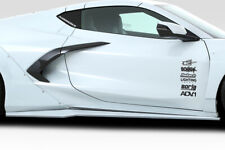 For 2020-2021 Corvette C8 Duraflex Gran Veloce Side Skirt Splitters - 2 Piece picture