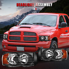 Headlights For 2002-2005 Dodge Ram Pickup Headlamps Assembly Pair Clear Lens picture