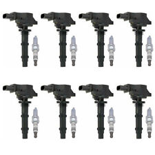 8X Ignition Coils + 8X Spark Plugs for 2007-2015 Mercedes-Benz 4.7L 5.5L UF535 picture