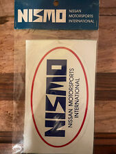 VINTAGE NISMO OLD LOGO OVAL STICKER picture