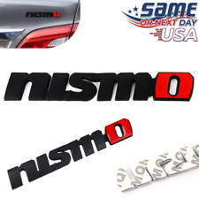 NISMO EMBLEM Decal Sticker Nissan 350Z 370Z Juke Sentra Altima - BLACK & RED picture