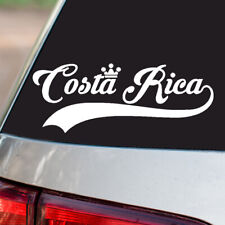 Costa Rica Sticker Country Pride all sizes chrome and regular vinyl colors picture