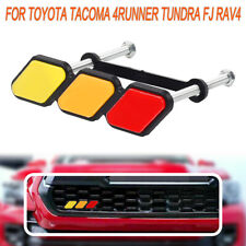 Tri-Color Grille Badge Emblem Car Accessories For Toyota Tacoma 4Runner Tundra picture