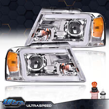 Fit For 2004-08 Ford F150 Mark LT Clear LED DRL Projector Headlights HeadLamps picture