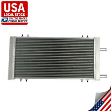 2 Rows Universal Aluminum Radiator Air to Water Intercooler Heat Exchanger Silve picture