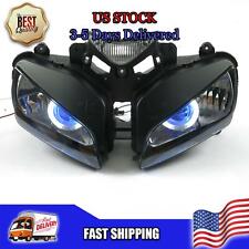 NT Front Headlight Blue Angel Eye Fit for Honda 2004-2007 CBR1000RR x005 picture