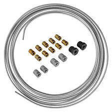 3/16 OD 25 ft Steel Brake Line Tubing Coil and Fitting Kit - 16 Fittings - SAE picture