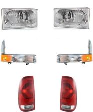 Headlights For Ford Super Duty Truck 1999-2004 With Tail Lights Turn Signals picture