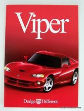 2000 Dodge Viper RT/10 & GTS Dealer Sales Brochure picture