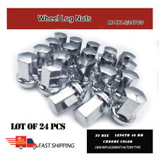 24 14x1.5 22mm 7/8''Hex Chrome Lug Nut Fit Ford F150 Expedition picture