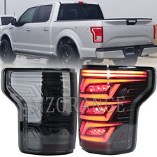 Smoked LED Tail Lights Rear Lamps Brake For Ford F150 F-150 2015 2016 2017-2020 picture