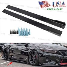 78.7inch Gloss Black Side Skirts Rocker Panel For Nissan Maxima 2000-2020 picture