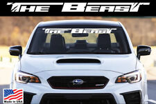 fits Subaru wrx impreza outback forester sti THE BEAST windshield decal sticker picture