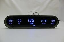 Universal Digital 5 gauge LED panel in BLUE LEDs DP10001B Intellitronix US Made picture