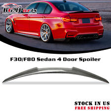 Rear Spoiler Wing Trunk Wing For 2012-2018 BMW F30 3Series M3 Carbon Fiber style picture