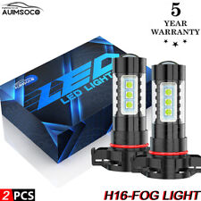 AUICSOCO LED Fog Light 2pcs Bulbs 5202/H16 White For Chevy Cheyenne2014- 2015 picture
