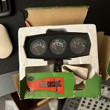 Vintage VDO Mini Cockpit Gauges,Temp-Volts-Oil Pressure, Normal Wear(Rare And... picture