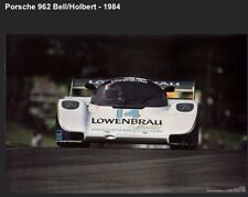 Porsche 962 Bell/Holbert 1984 Extremely Rare Car Poster :>) Own It Stunning picture