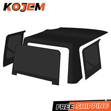 Kojem For 97-06 Jeep Wrangler TJ Soft top Sailcloth Replacement w/Tinted Windows picture