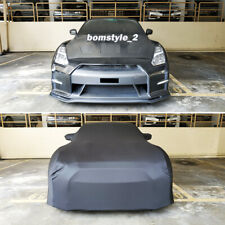 Full Car Cover Indoor Stain Stretch Dust-proof Custom For Nissan GT-R 2009-2021 picture