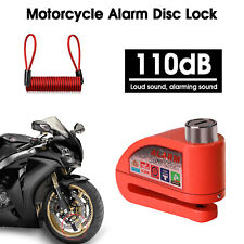 Anti Theft Motorcycle Scooter Brake Lock Security Wheel Disc Loud Alarm Touch picture