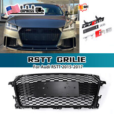 For Audi TT TTS 2015-2017 TTRS Style Full Honeycomb Front bumper Grille US STOCK picture
