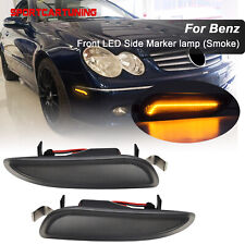 Smoked LED Side Marker Light For 2003-09 Mercedes Benz CLK-Class W209 C209 CLK63 picture