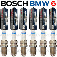 6PC BMW Spark Plugs Bosch OEM Platinum+4 Factory High Power Set E39/E46-M54 NEW picture