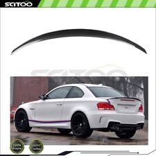 Fits BMW E82 128i 135i Coupe 07-13 Real Carbon Fiber Trunk Lid Spoiler Wing picture