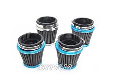 4x 60mm Universal Chrome Air Filter For Motorcycle & ATVs picture