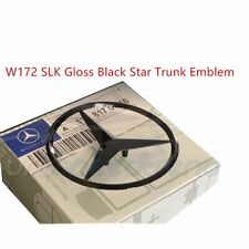 W172 SLK Gloss Black Star Trunk Emblem AMG SLK 55 SLC Rear Logo Badge picture